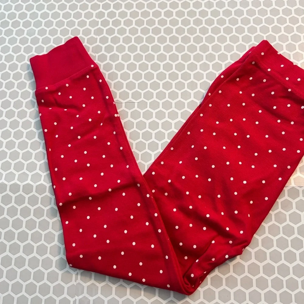 NWT Old Navy Red and White Polka Dot Kids Pajama Set Size 4T